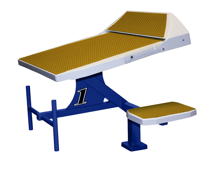 Starting Block with Blue Frame and Yellow TrueTread