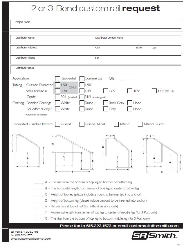 Custom Pool Rails - Official S.R. Smith Products