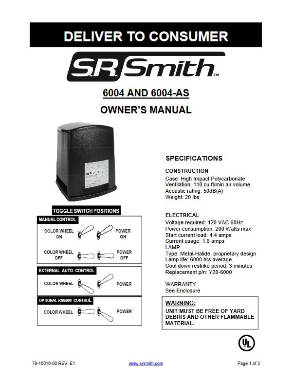 Fiber Optic Illuminators | S.R.Smith Pool Lighting