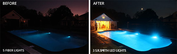 Converting Fiberstars to LED Lights Offers Customers Brighter Pools