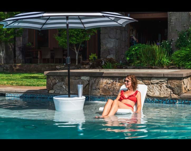 Thumbnail for Resort Series Sun Shelf Tables Woman under Umbrella